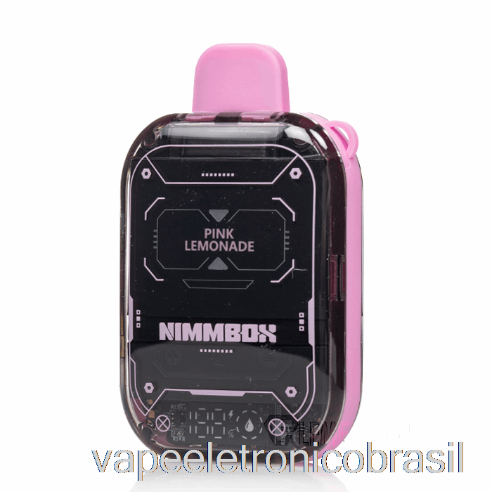 Vape Eletrônico Vapengin Nimmbox 10000 Limonada Rosa Descartável